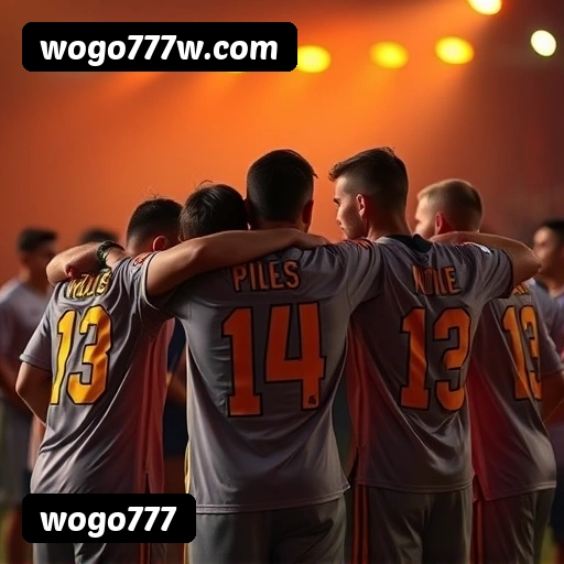 App wogo777 para iOS e Android — interface mobile, login biométrico e PIX integrado